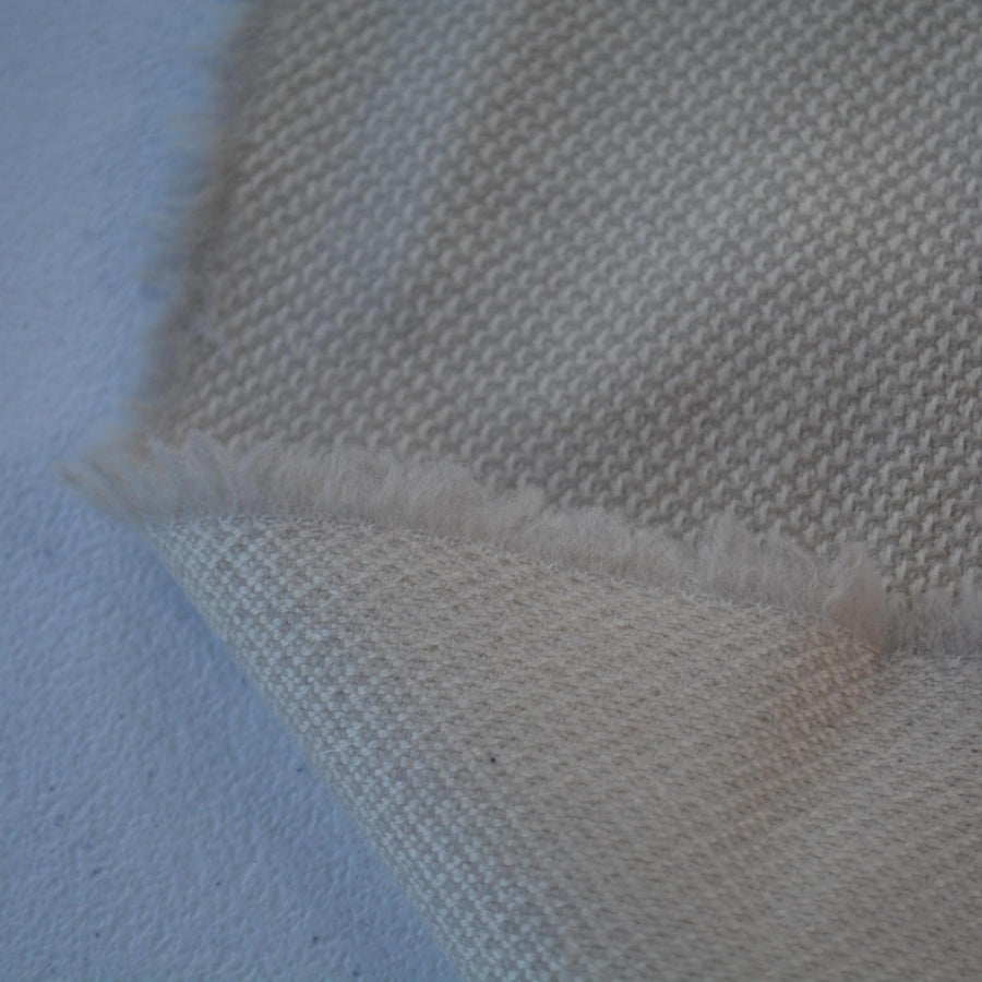 European Pure Wool | Wool Coating | Beige | Designer Fabric Yardage |By the Yard
