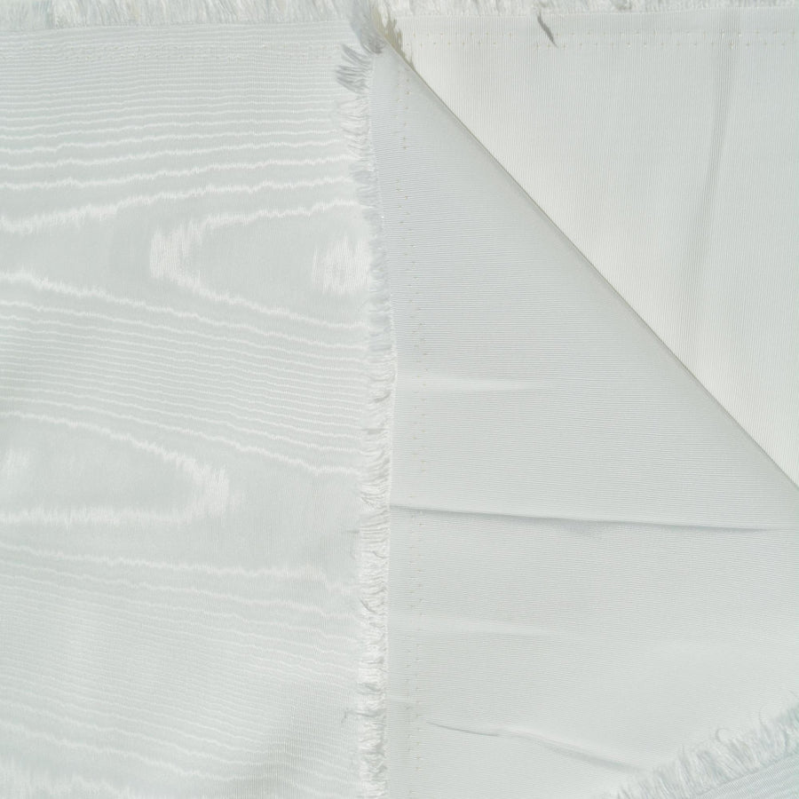 White Moiré — OEKO-TEX Recycled, 1 Yard