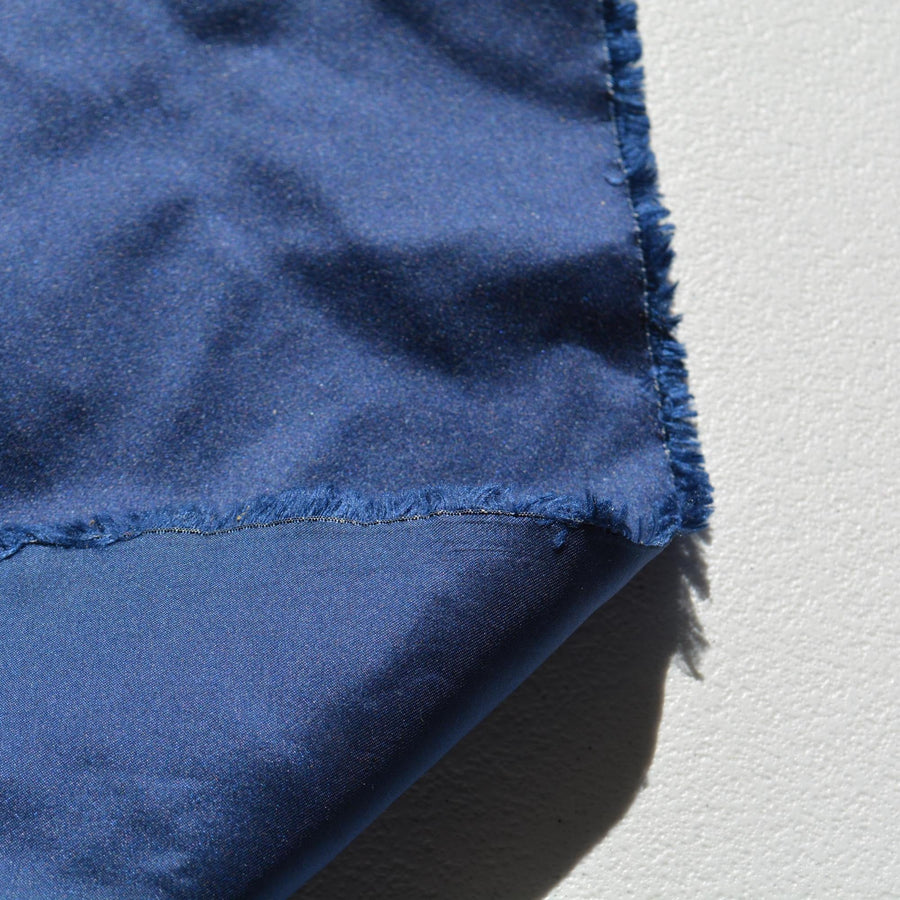 Silk Satin Fabric Navy blue 51" Wide Luxury Fabric | By the Yard