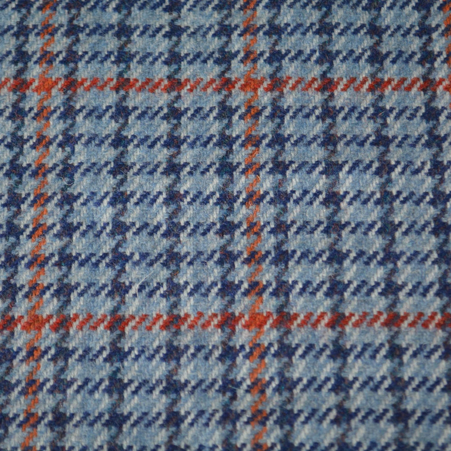 Made in Scotland Pure Wool Tweed | Red Blue Mink Chinchilla Cashmere Lambswool Windowpane Houndstooth 60.5 Inch Usable | By the Yard