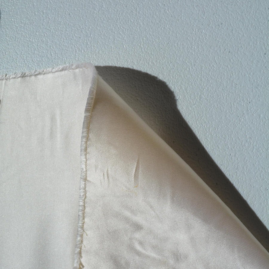 Silk Faille Fabric White 55" Wide Luxury Fabric | By the Yard