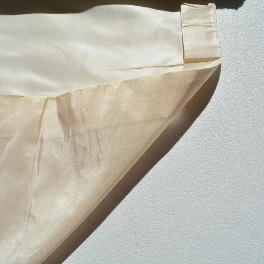 Silk Taffeta Fabric White 59" Wide Luxury Fabric | By the Yard