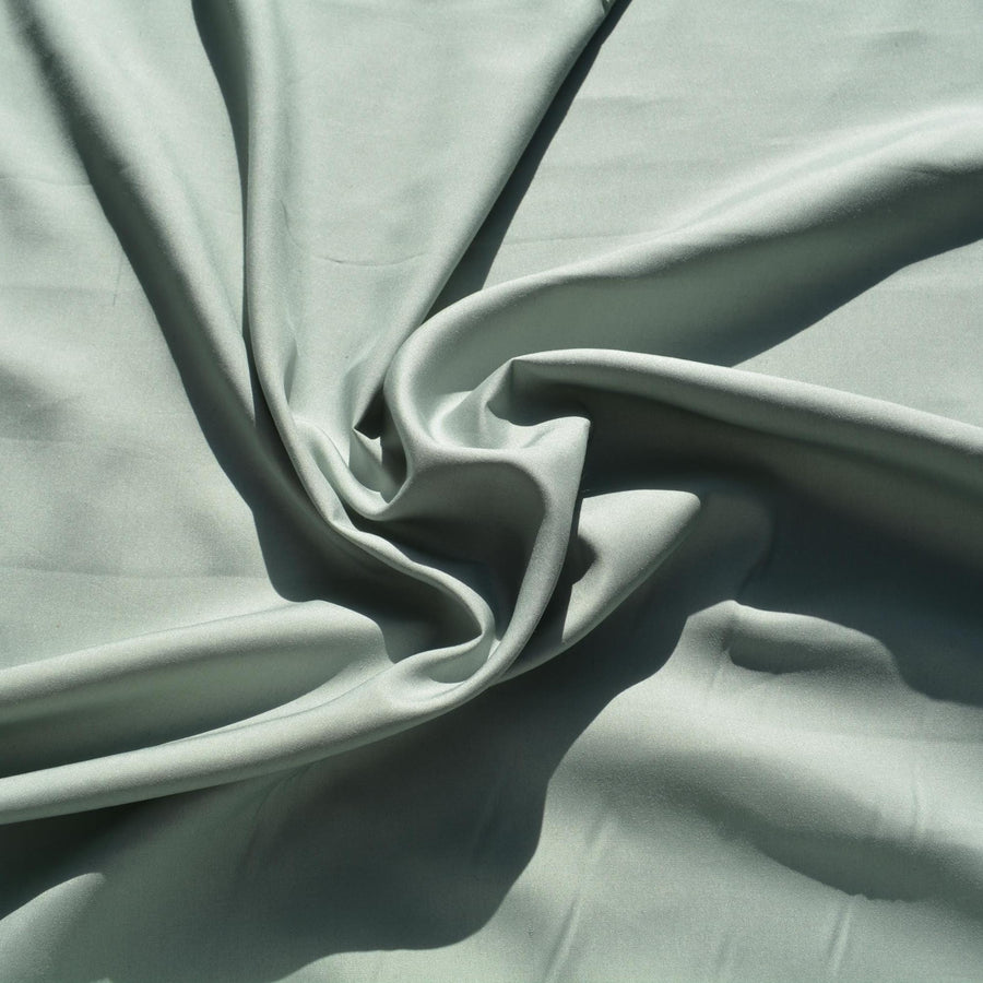 Spun Silk Broadcloth Fabric | Light turquoise 100% Silk, Lightweight 45” Width | Matte Sewing Fabric, Dressmaking & Couture | By the Yard