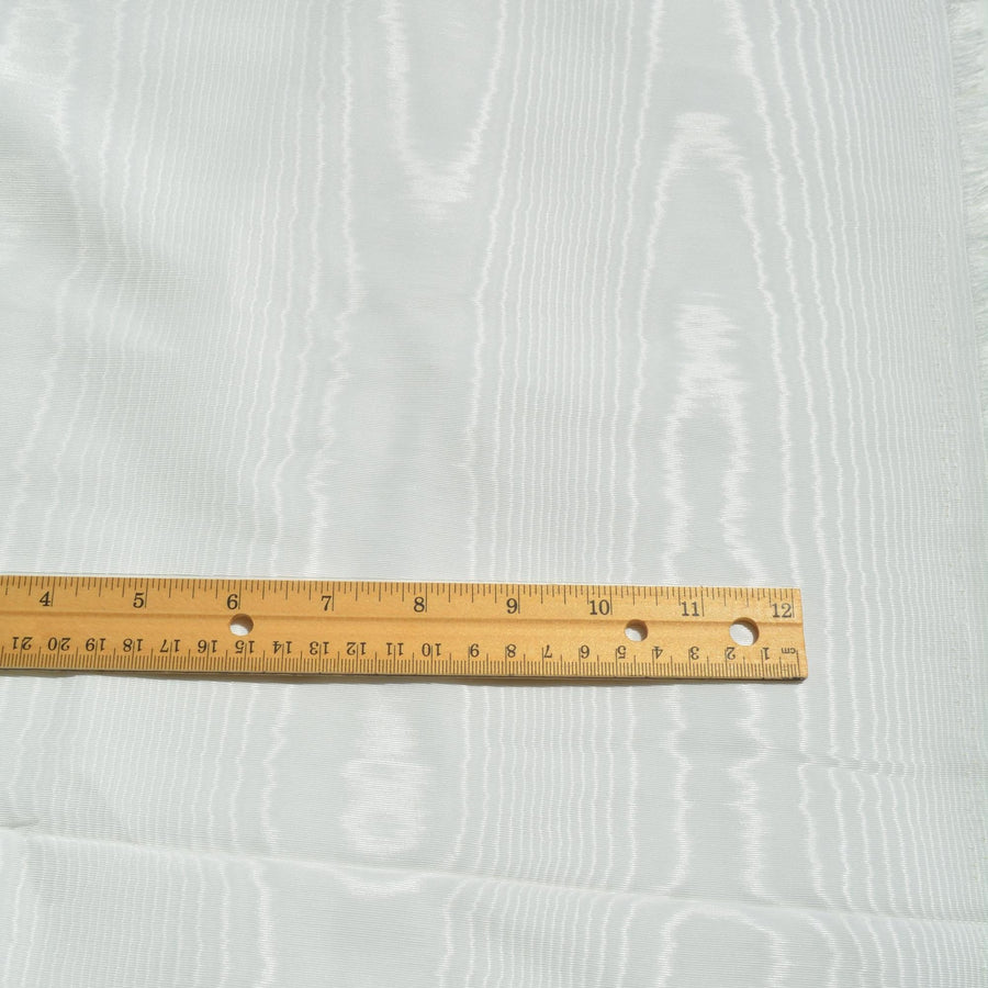 White Moiré — OEKO-TEX Recycled, 1 Yard