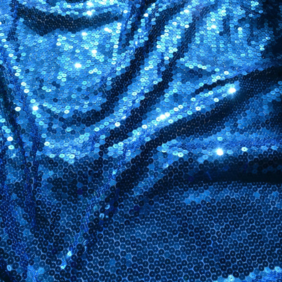 Blue Sequin fabric 36" Wide Luxury Fabric Sewing | By the Yard