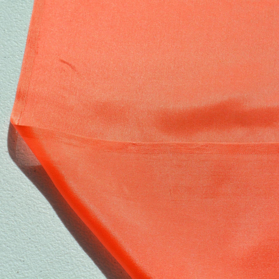 Silk Habotai China Silk Fabric Bright Coral Lightweight 43.5 Inch Wide | By the Yard