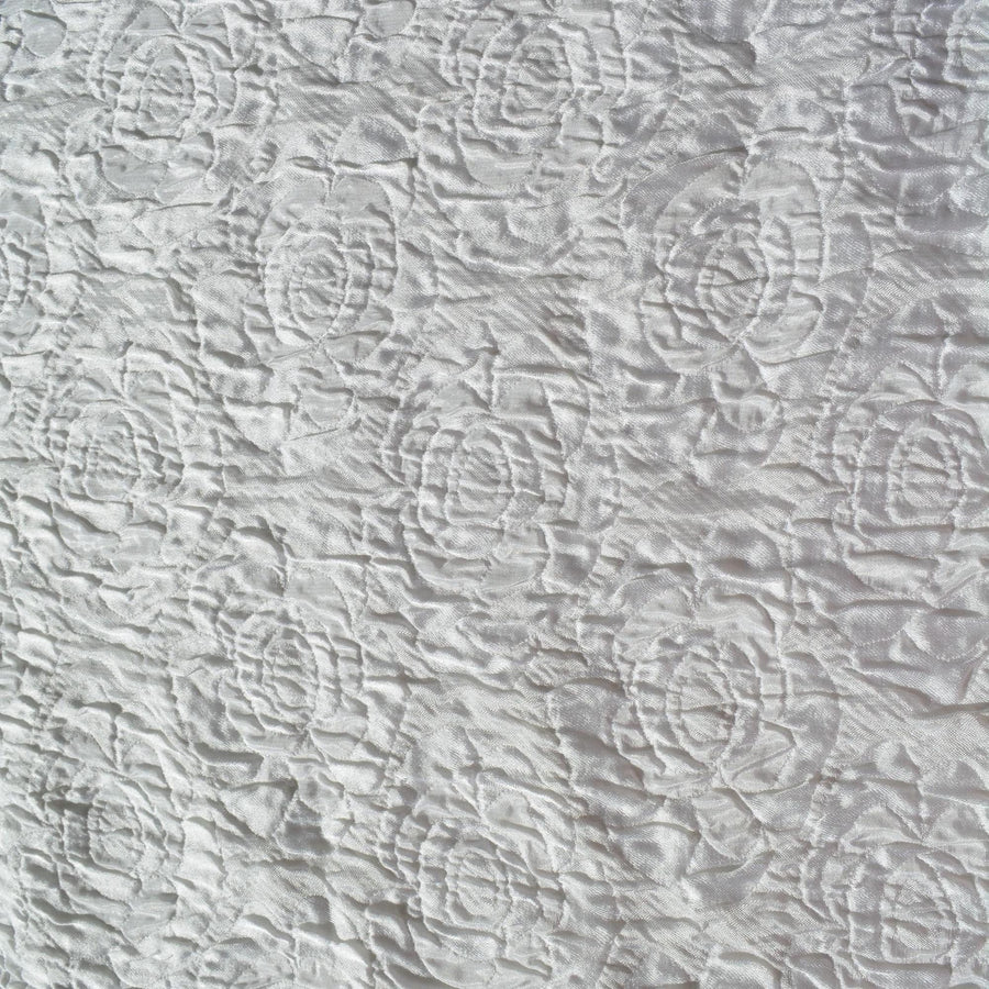 Brocade Fabric | Ivory | Upholstery Fabric & Home Decor Textile | Curtain, Drapery, Pillow | By the Yard