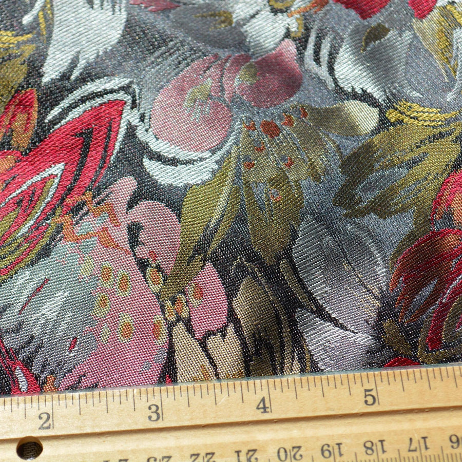 Pure Silk Brocade Fabric | Upholstery Fabric & Home Decor Textile | Curtain, Drapery, Pillow | By the Yard