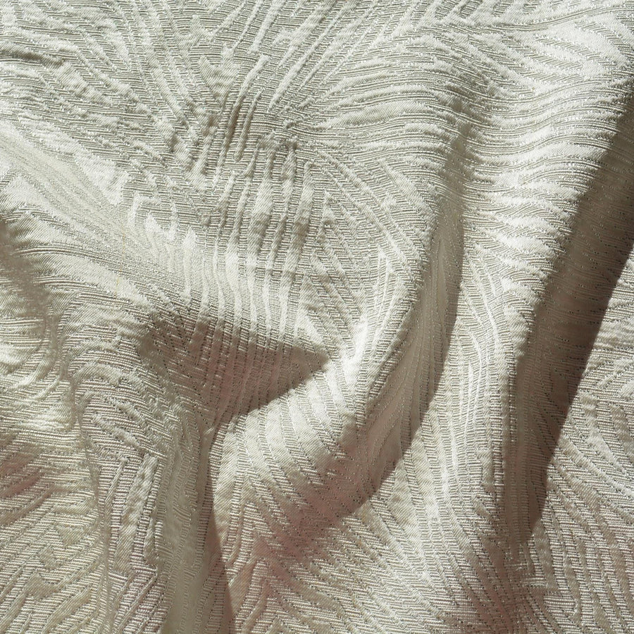 Brocade Fabric | Ivory | Upholstery Fabric & Home Decor Textile | Curtain, Drapery, Pillow | By the Yard