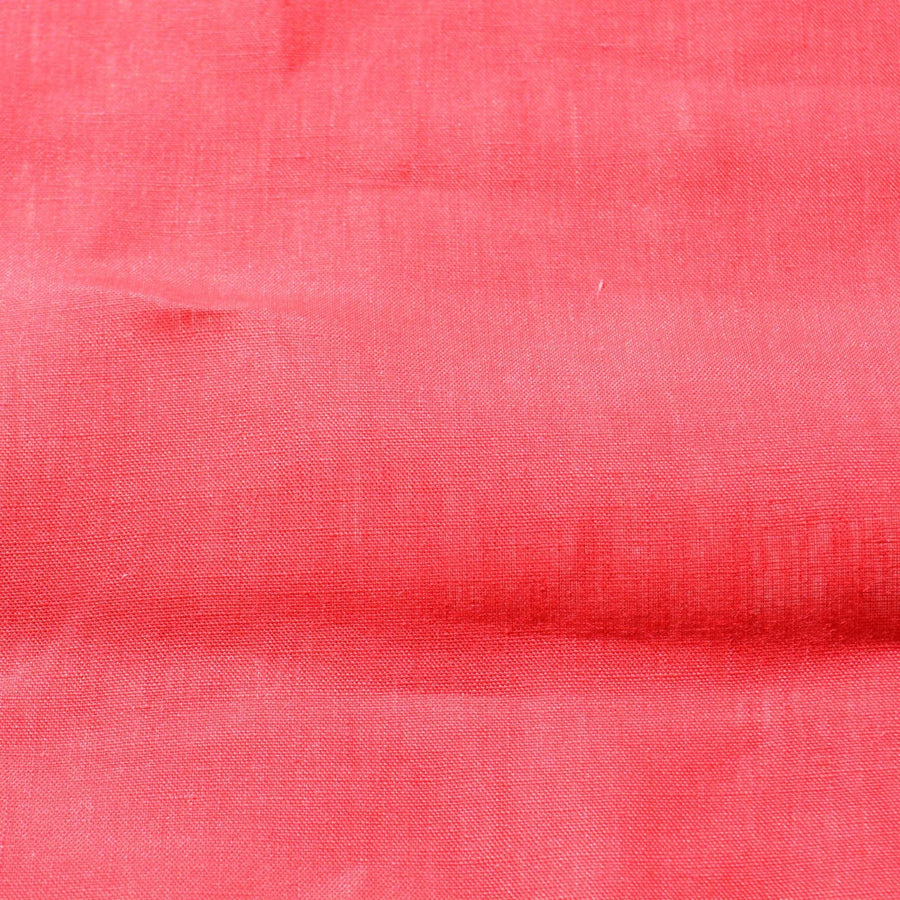 100% Linen Fabric Red 54" Wide Dressmaking Tailoring | By the Yard