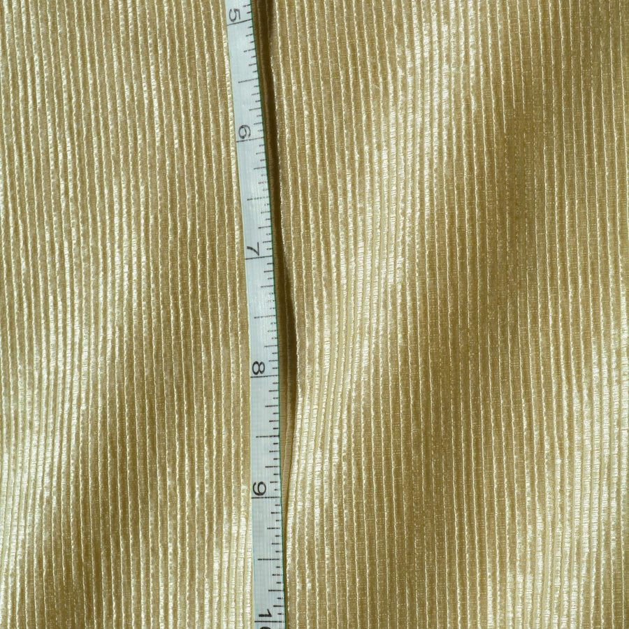 Silk Faille Fabric Cream Light Yellow Shiny Structured 56 Inch Wide | By the Yard