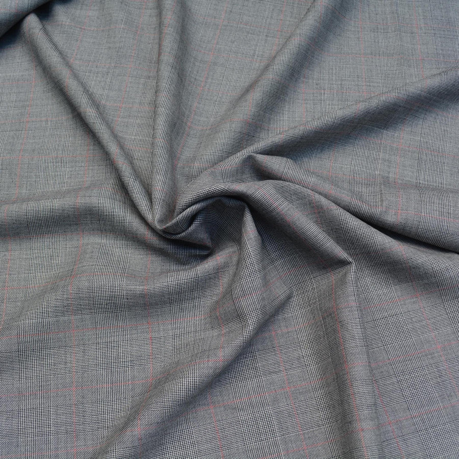British Super 100s Wool Suiting Fabric | Huddersfield England British wool Super 100s | Designer Deadstock | By the Yard