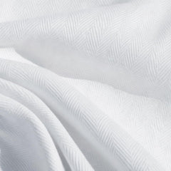 White coutil fabric swatch — 100% cotton herringbone corset coutil, 58" wide