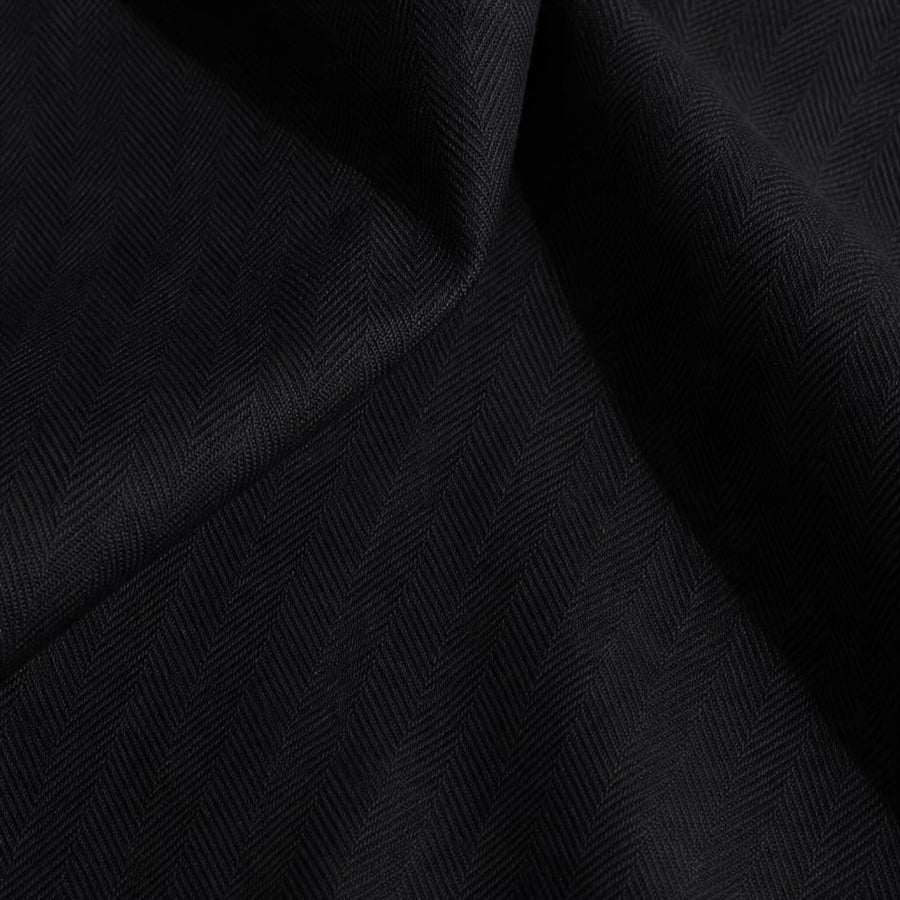Black Coutil — Corset Foundation Fabric, 1 Yard