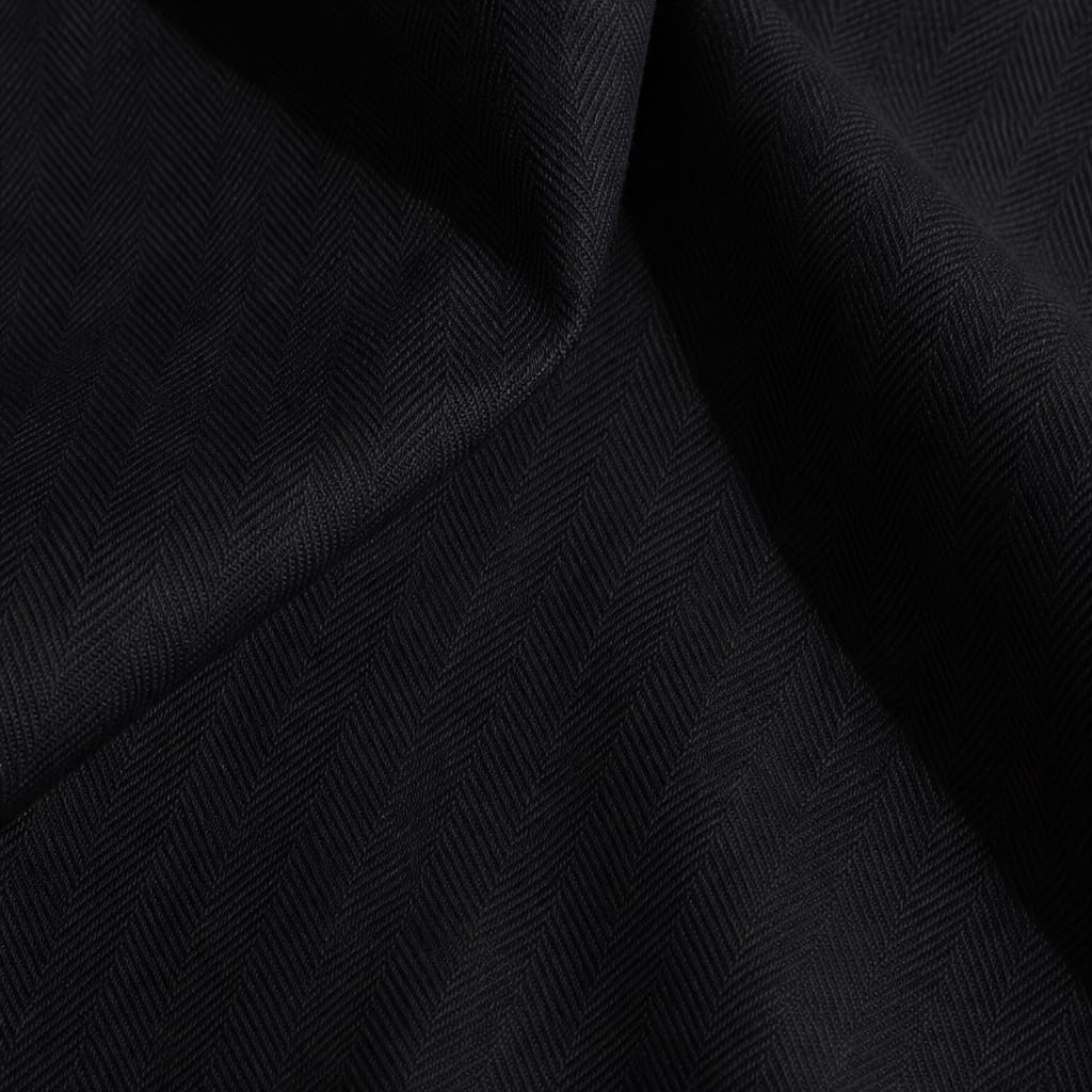Black Coutil — Corset Foundation Fabric, 1 Yard