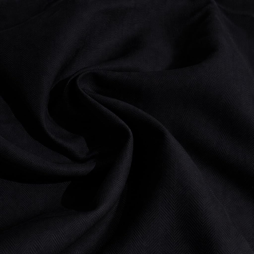 Black Coutil — Corset Foundation Fabric, 1 Yard