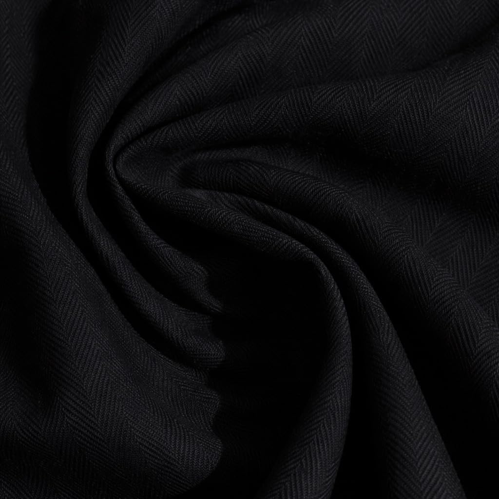 Black Coutil — Corset Foundation Fabric, 1 Yard