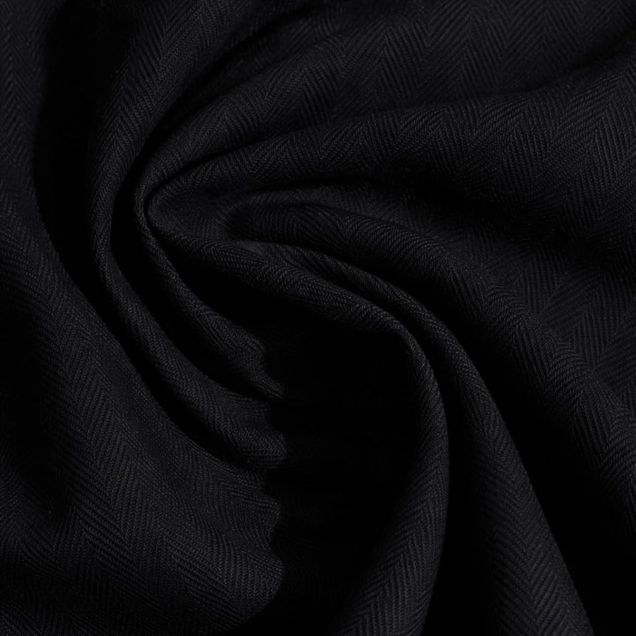 Black Coutil — Corset Foundation Fabric, 1 Yard