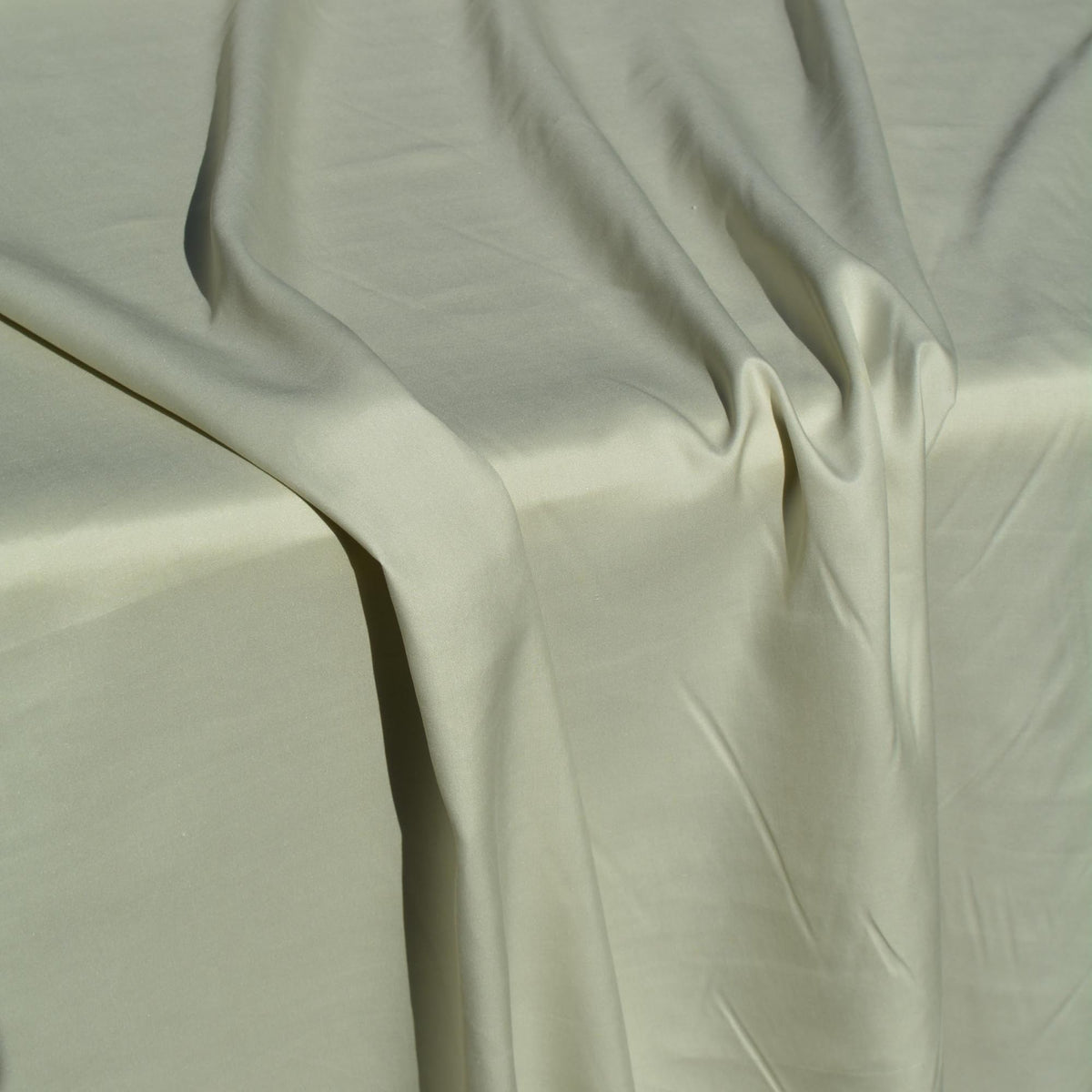 Summer Silk Broadcloth Fabric | Light Green Pure Silk, Lightweight | Sewing Fabric, Dressmaking & Couture | By the Yard