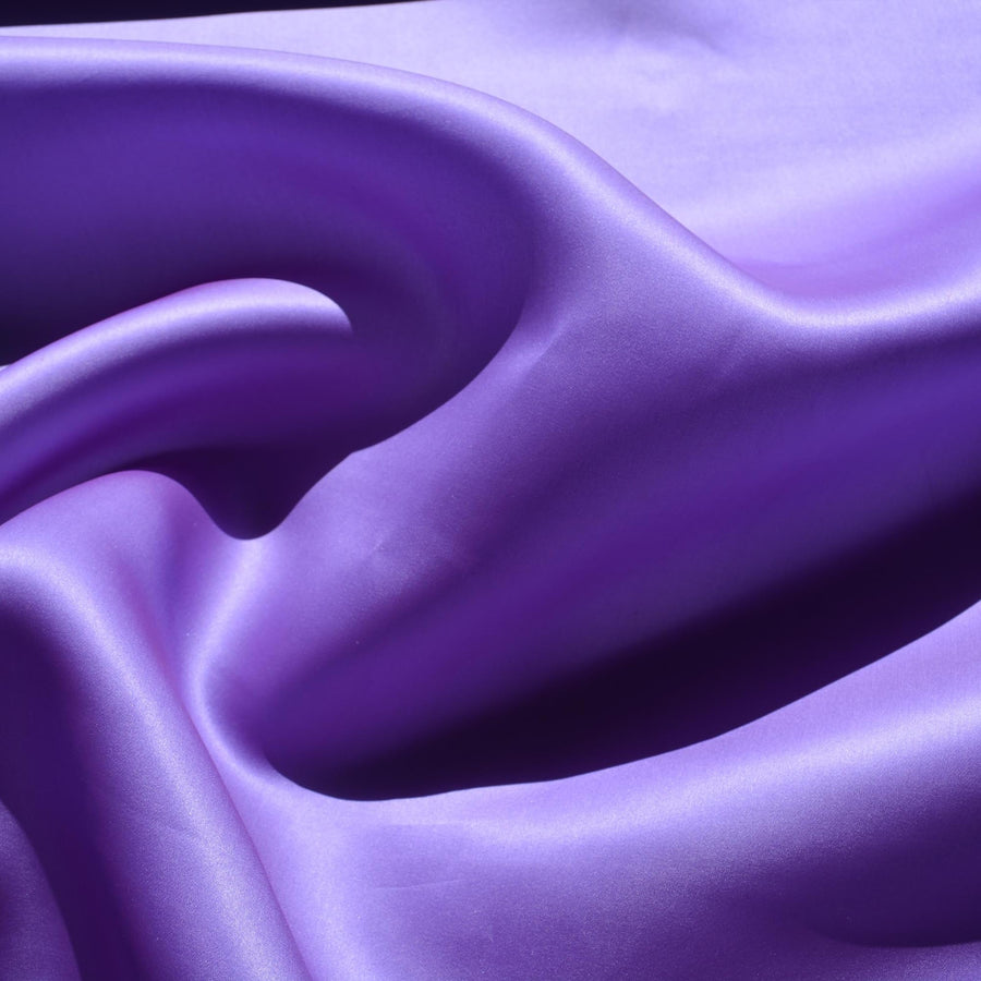 Purple 100% Silk Organza Fabric | Designer Deadstock Yardage |By the Yard