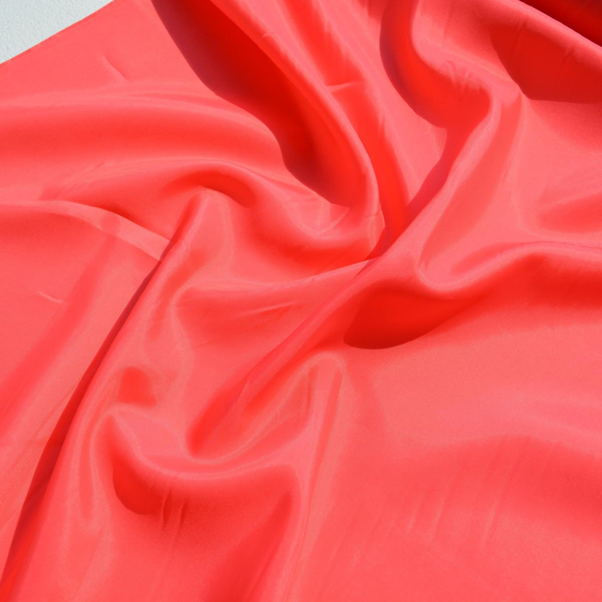 Pink 100% silk Habotai Fabric | Designer Deadstock | By the Yard