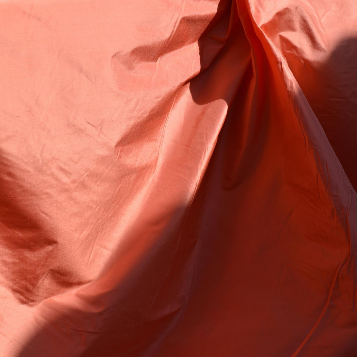 European Silk Taffeta Fabric | 100% Silk, 53.5" Wide | Iridescent Dupioni-Style Fabric for Dresses, Gowns & Décor | By t