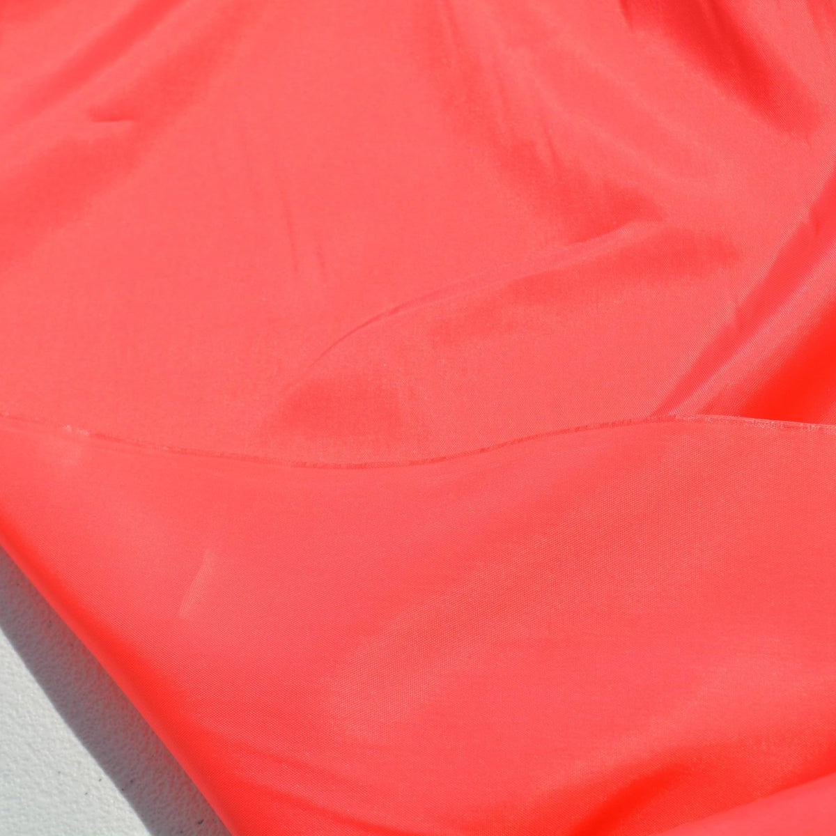 Pink 100% silk Habotai Fabric | Designer Deadstock | By the Yard
