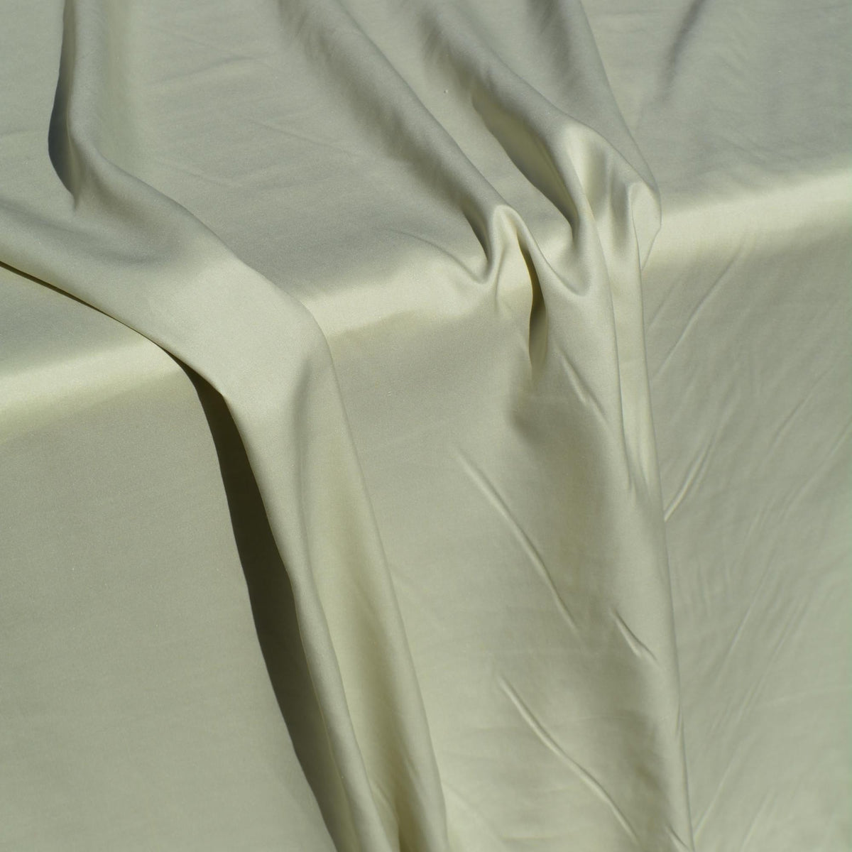 Summer Silk Broadcloth Fabric | Light Green Pure Silk, Lightweight | Sewing Fabric, Dressmaking & Couture | By the Yard