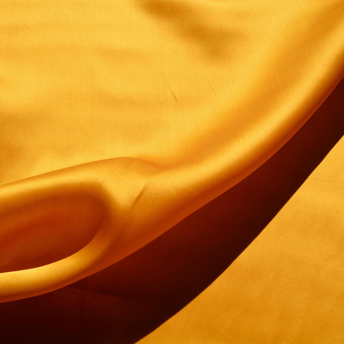 Yellow 100% Silk Organza Fabric | Designer Deadstock Yardage |By the Yard