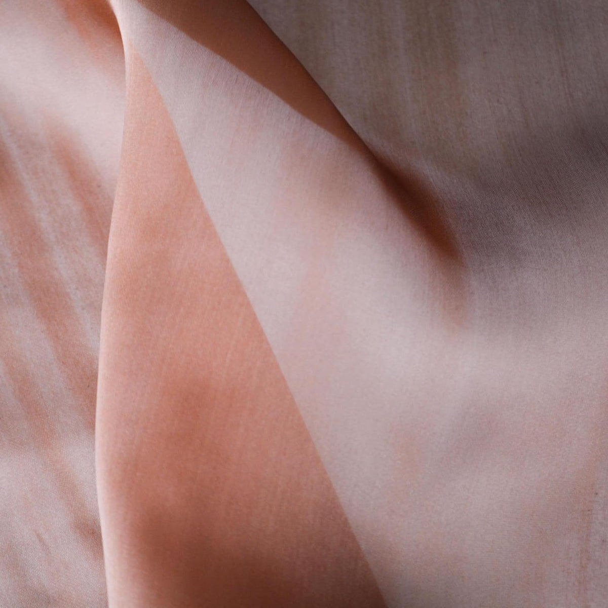 European 100% Silk Copper Satin Face Silk Organza 8 Momme 57" Width | By the Yard