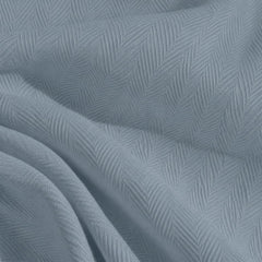 Light Blue coutil fabric swatch — 100% cotton herringbone corset coutil, 58" wide