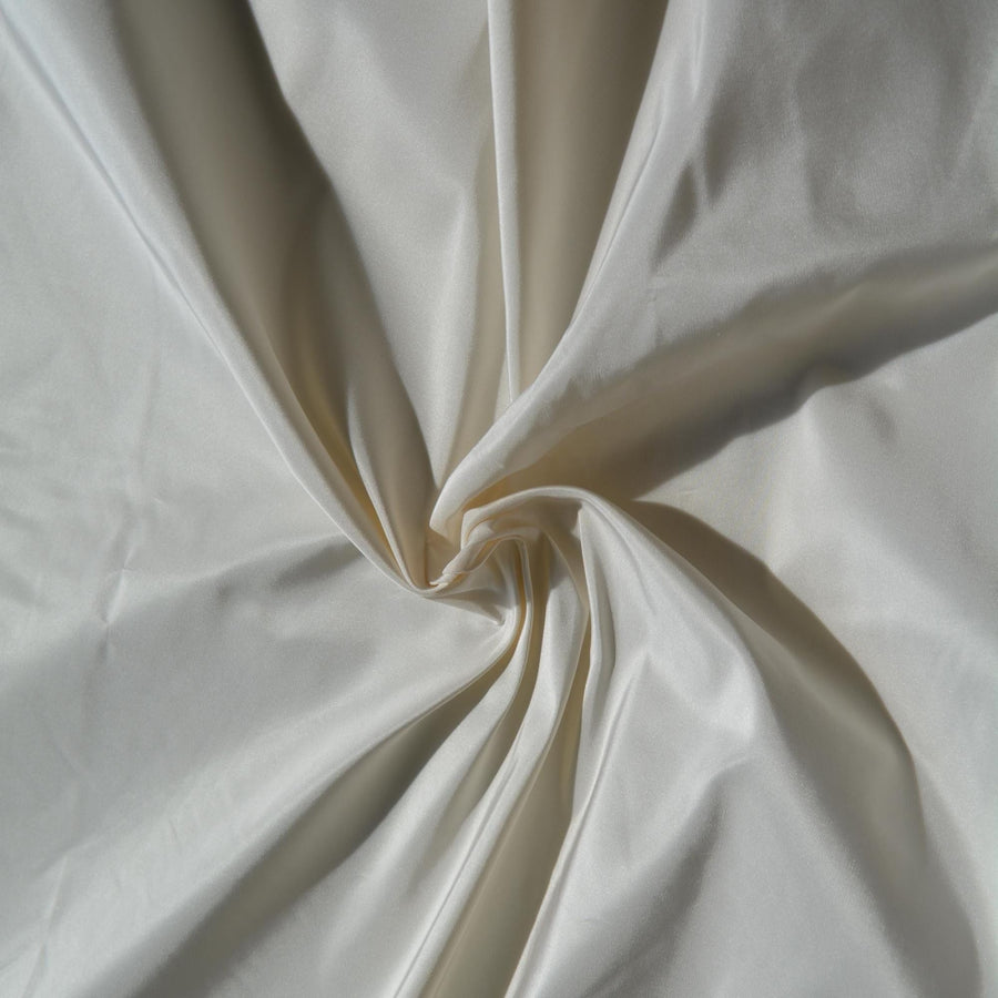 Silk Faille Fabric White 55" Wide Luxury Fabric | By the Yard