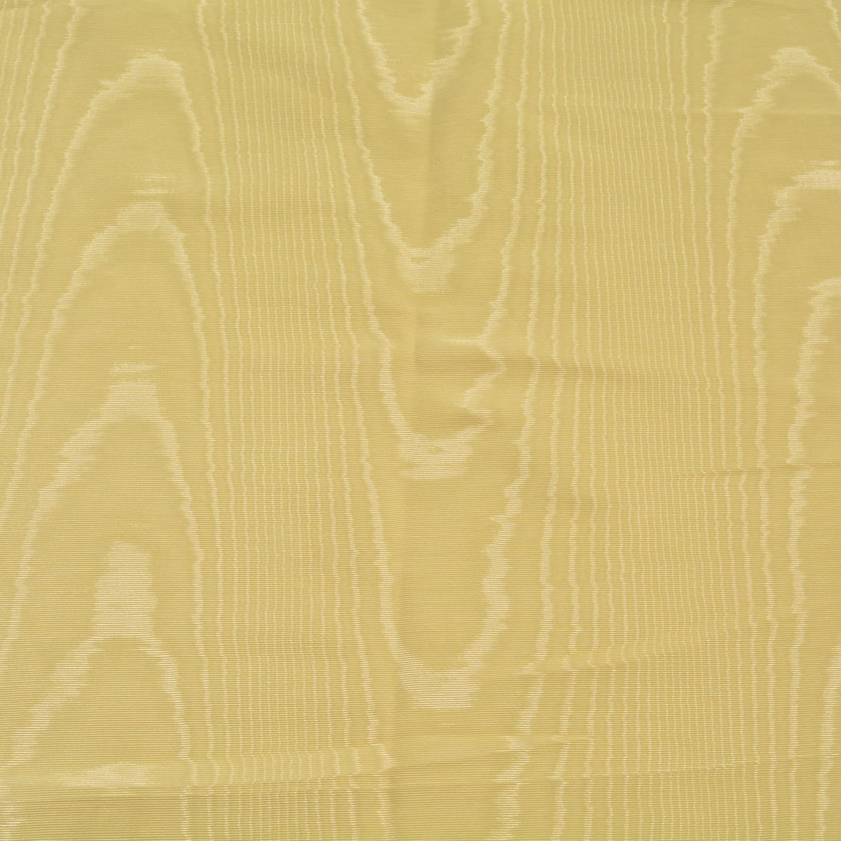 Yellow moiré fabric — 54" watered finish drapery fabric