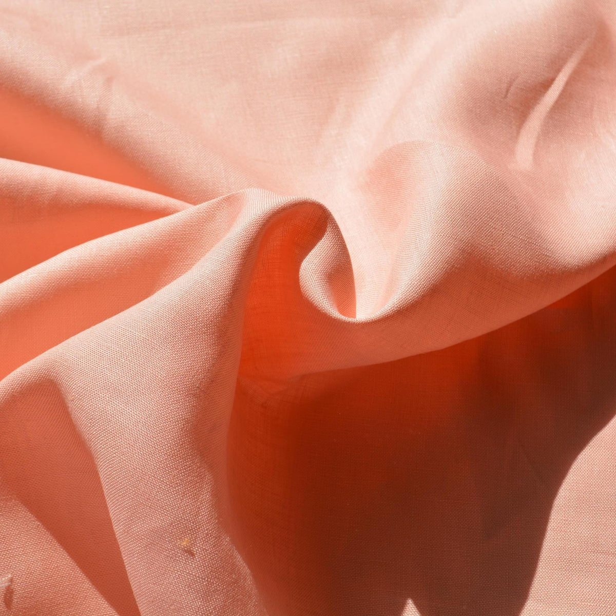 100% Linen Fabric pink coral 59" Wide Dressmaking Tailoring | By the Yard