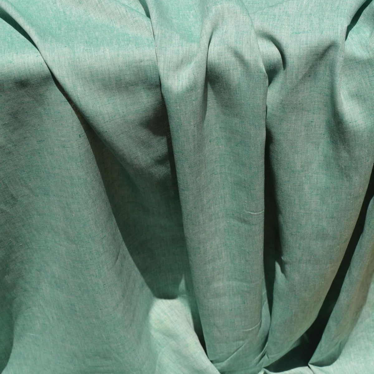 Light Green Linen Fabric | 100% Midweight Linen Solid Weave 60" Wide | Linen Yardage for Clothing, Summer Dresses, Home 