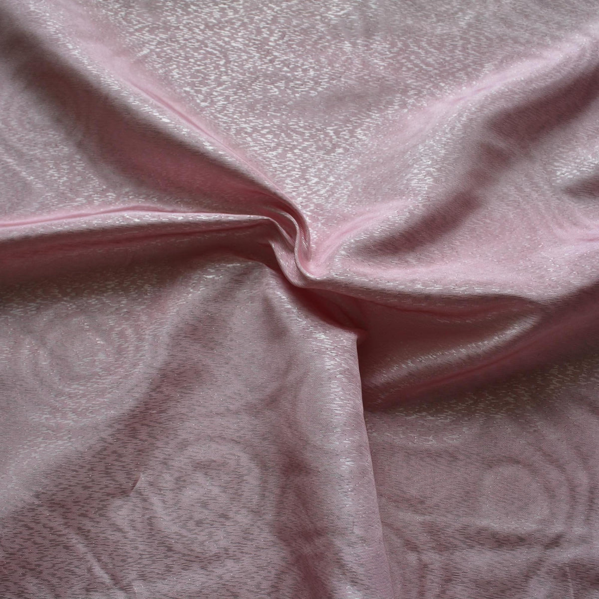 Light Pink Silk Moiré Taffeta Fabric | Watered Silk Taffeta | By the Yard