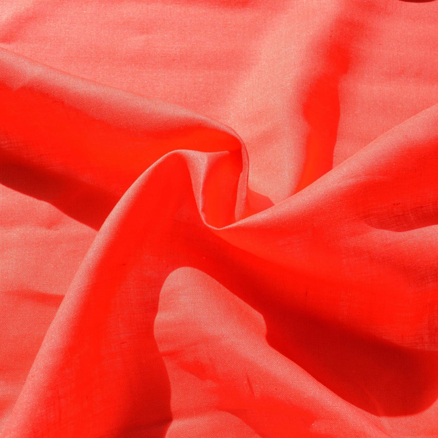 100% Linen Fabric Red 43" Wide Dressmaking Tailoring | By the Yard