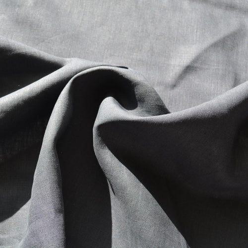 100% Linen Fabric Black 61" Wide Dressmaking Tailoring | By the Yard