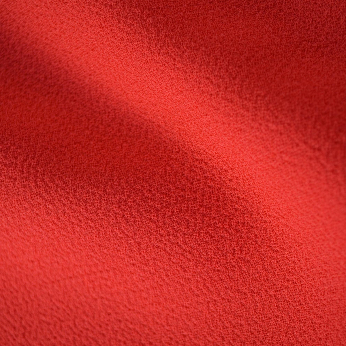 Bright Pink Wool Crepe Fabric | Mid / Heavyweight Designer Deadstock Dress and Suiting Textile | By the Yard