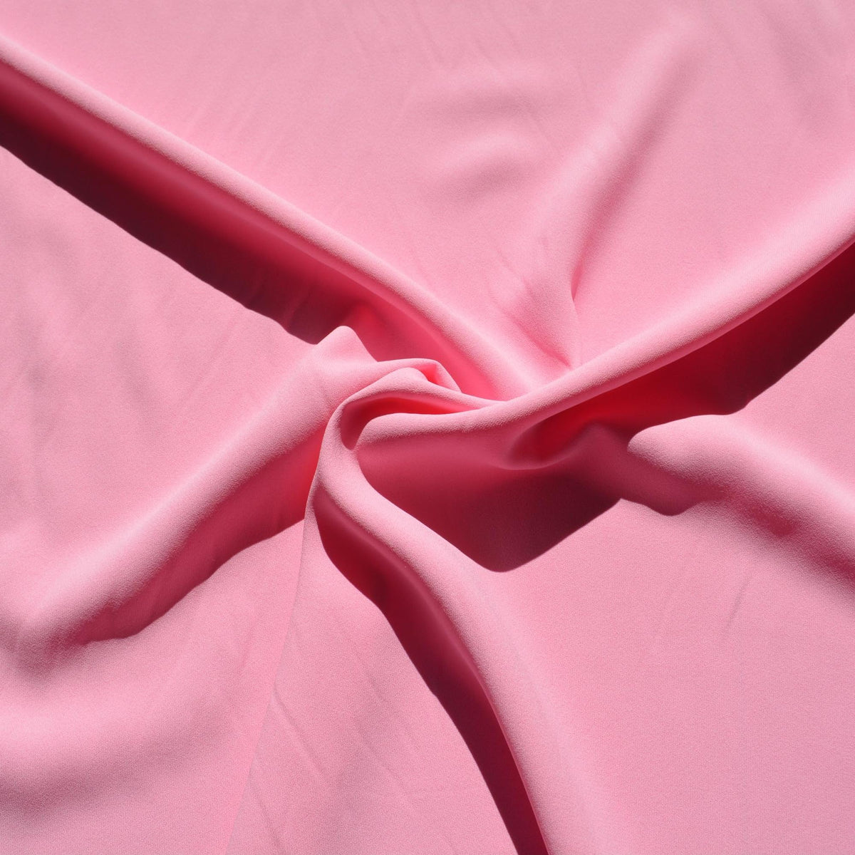 Italian Silk Stretch Crepe Fabric | Light pink | Designer Yardage |By the Yard