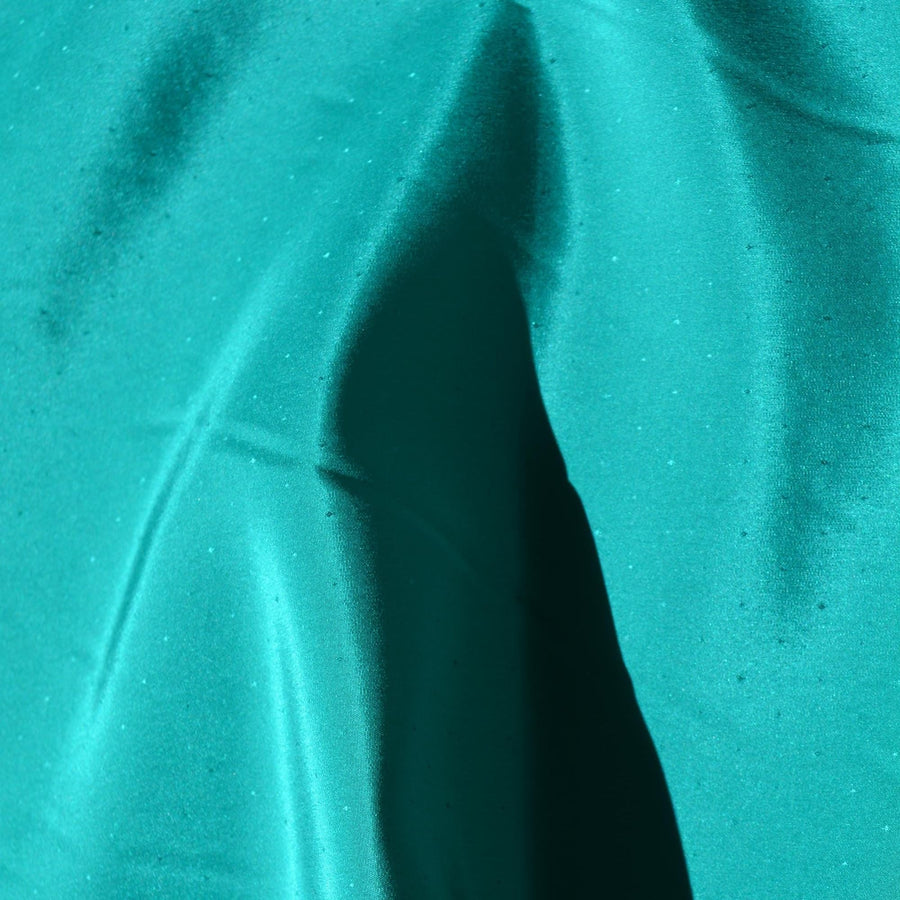 Silk Taffeta Fabric Aqua Dotted 36" Wide Luxury Fabric | By the Yard