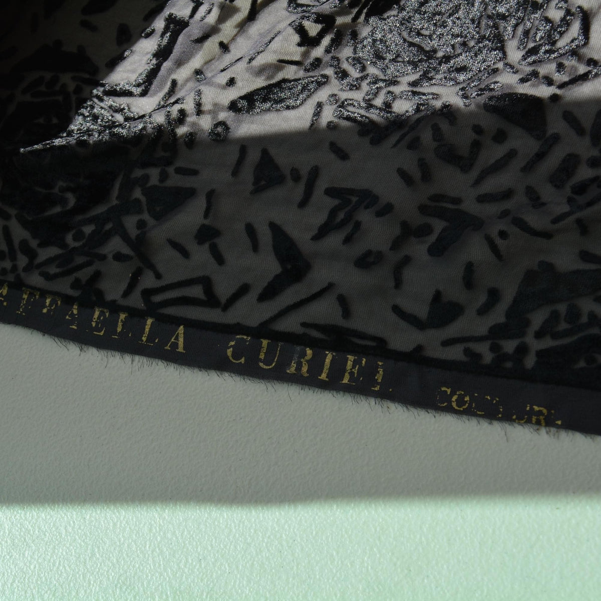 Velvet Burnout Raffaella Curiel Fabric | Designer Deadstock |By the Yard