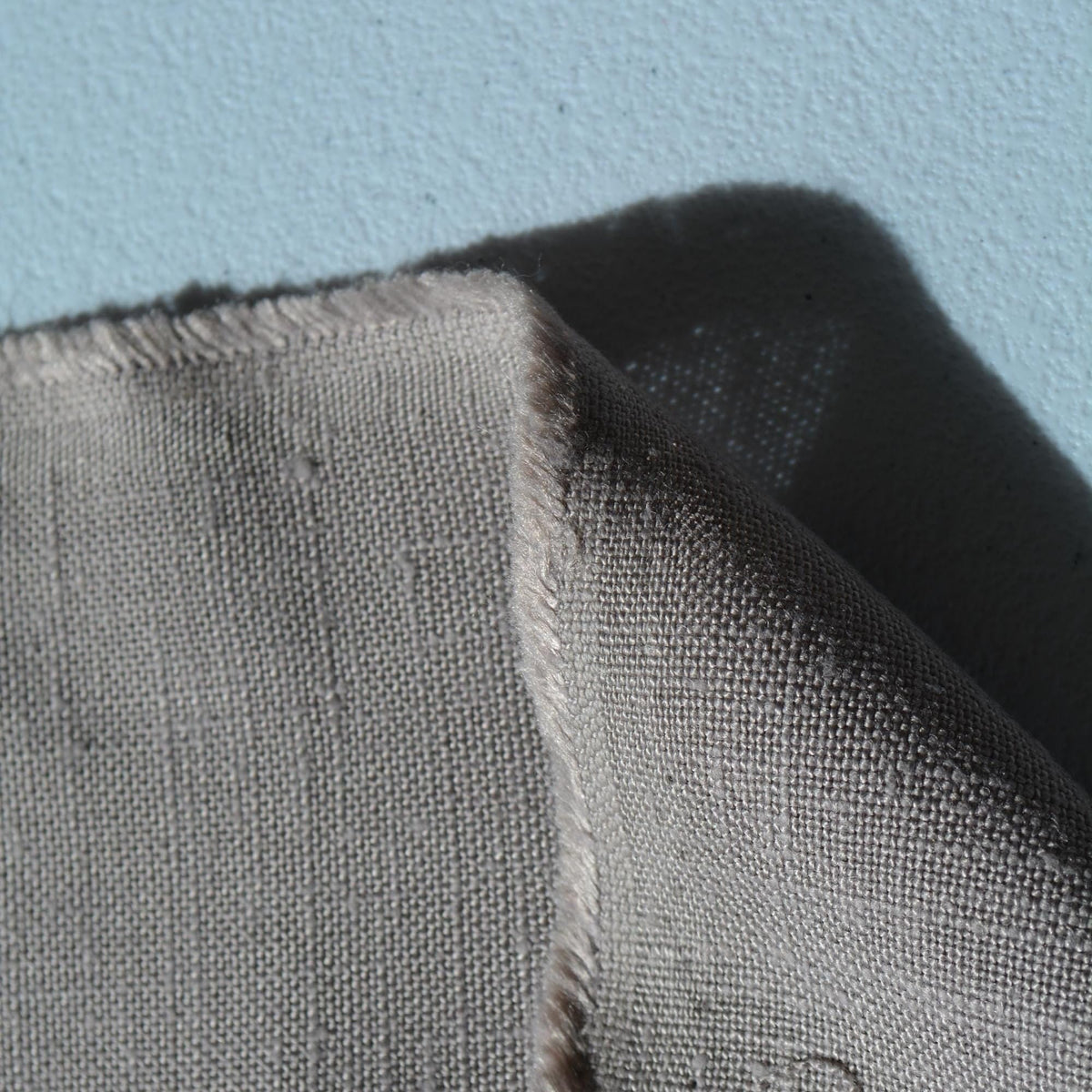100% Linen Fabric Thick weave Gray thick weave Midweight to heavyweight 60" Wide Dressmaking Tailoring | By the Yard