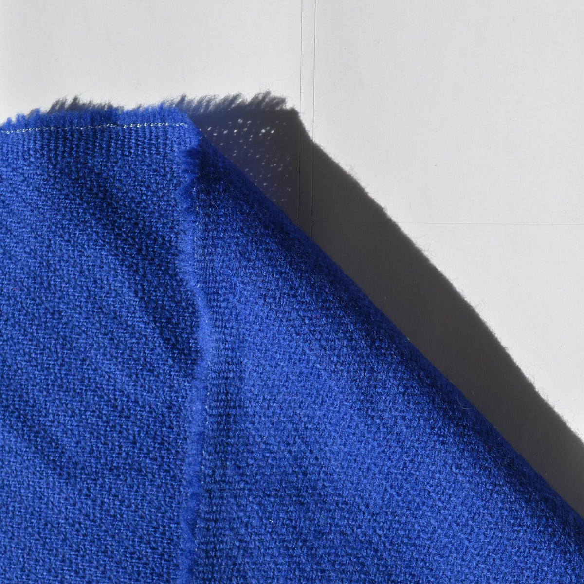 Blue | 100% wool | Wool Tweed | Designer Deadstock | By the Yard