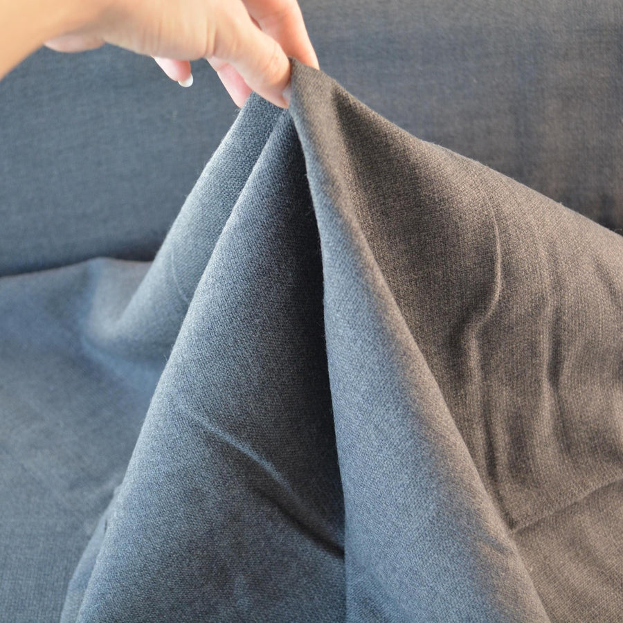 Heavyweight Black Wool Fabric Coat and Jacket Material 61 Inch Wide | By the Yard