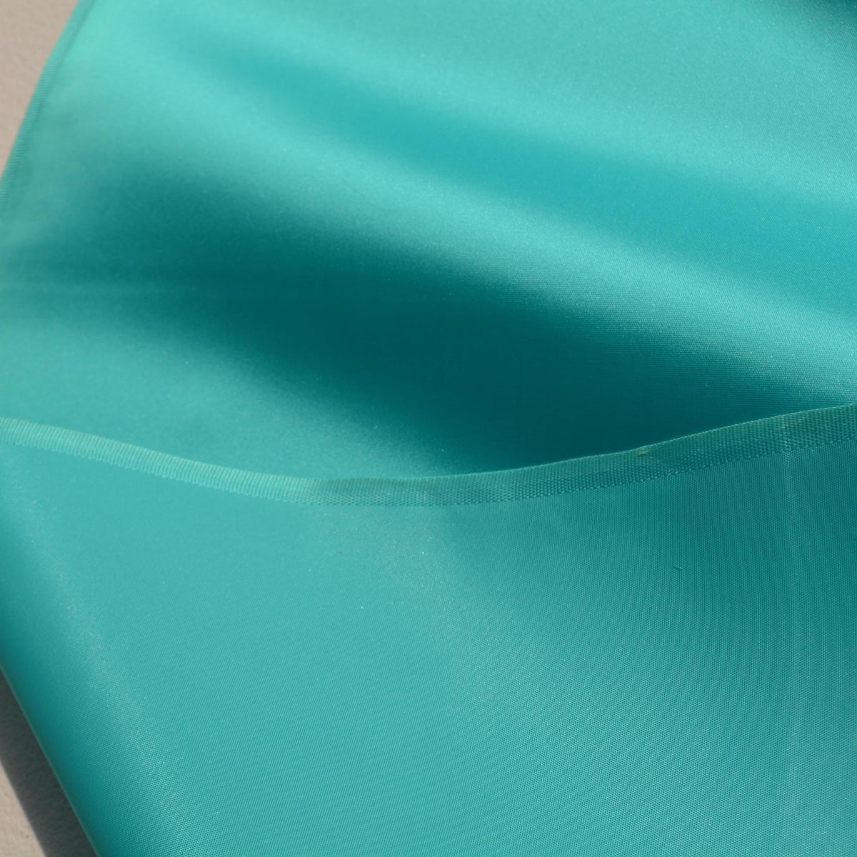 Aqua Duchess Satin Fabric | Designer Deadstock | By the Yard