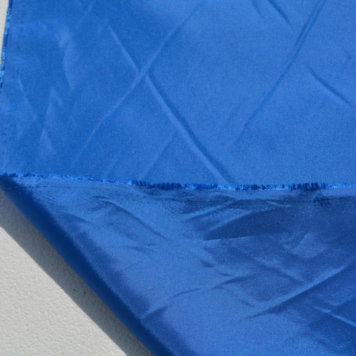 Blue 100% silk Taffeta Fabric | Designer Deadstock | By the Yard