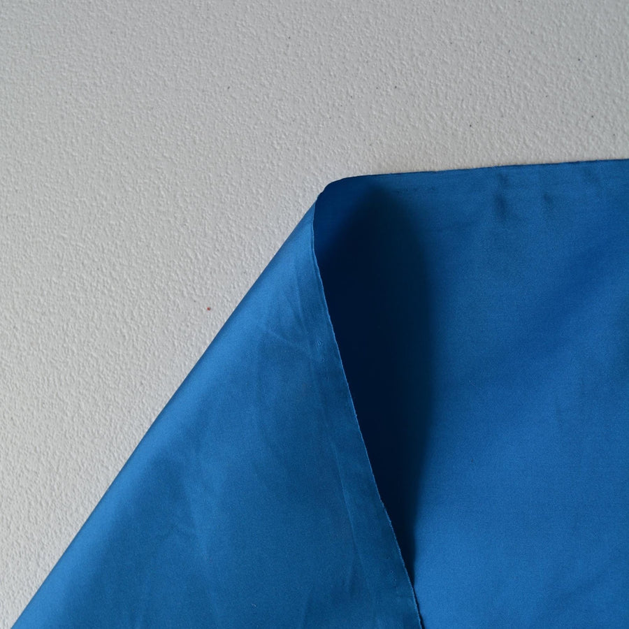 Silk Taffeta Fabric Blue 36" Wide Luxury Fabric | By the Yard