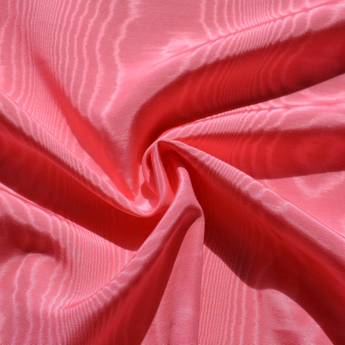 100% SILK · Moiré