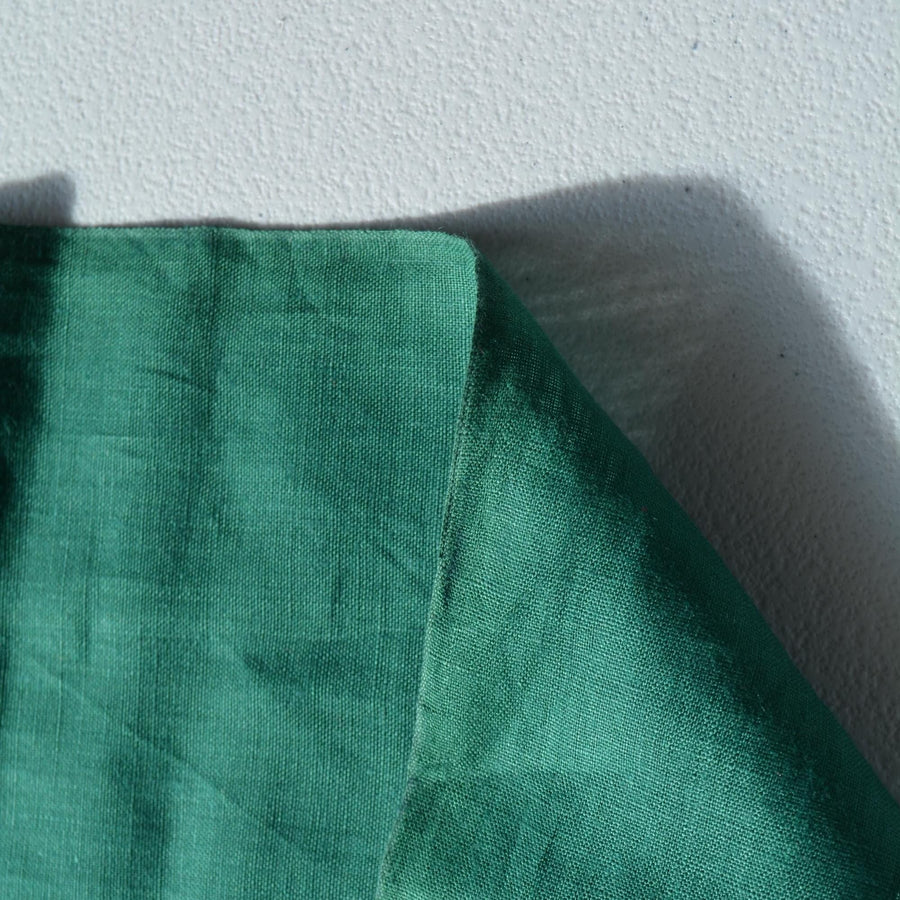 100% Linen Fabric Green 55" Wide Dressmaking Tailoring | By the Yard